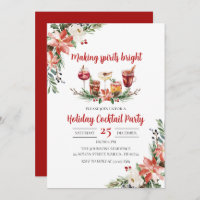 Making Spirits Bright Christmas Party Invitation