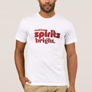 Making spirits bright - Christmas retro  T-Shirt