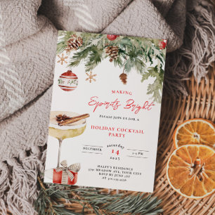 Making Spirits Bright Holiday Party Invitation