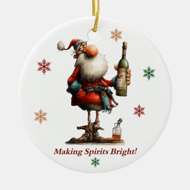 Making Spirits Bright Ornament (Front)