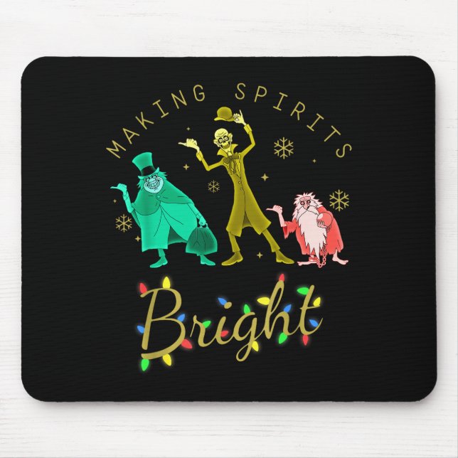 Making Srits Bright Christmas Retro Groovy Christm Mouse Pad (Front)