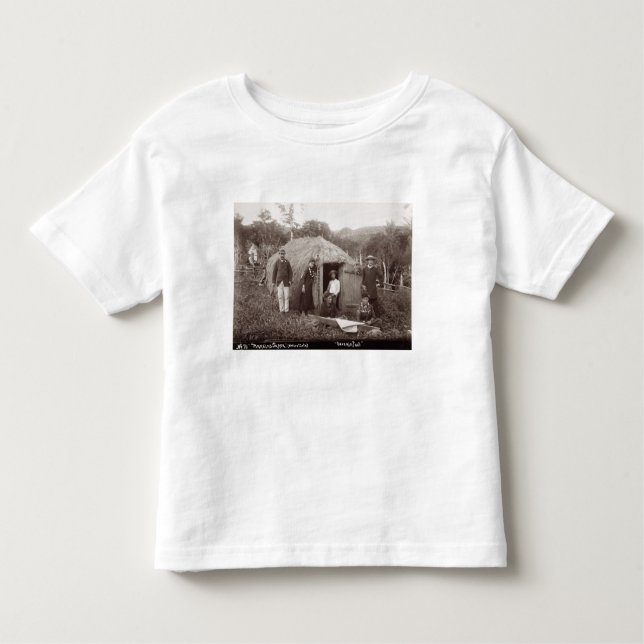 Making Tappa, a native cloth, c.1875 (sepia photo) Toddler T-Shirt (Front)