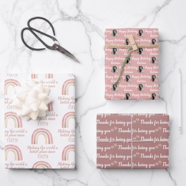 Making The World A Better Place Wrapping Paper  (Front)