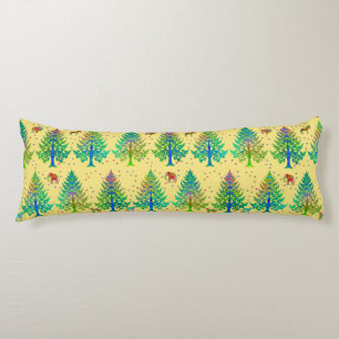 Making Tracks in Sunshine Body Cushion