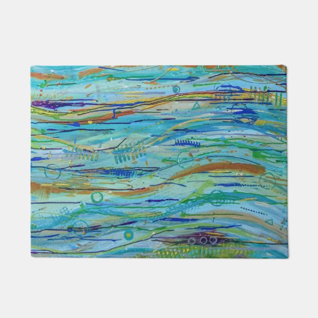 Making Waves Door Mat (Front)