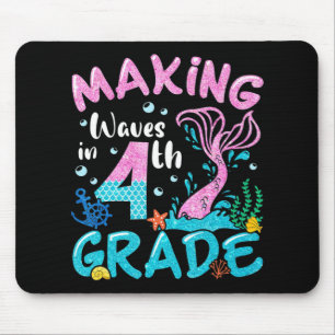 Making Waves In 4th Grade Mermaid Back To School G Mouse Pad
