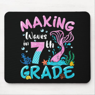 Making Waves In 7th Grade Mermaid Back To School G Mouse Pad