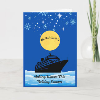 Making Waves This Holiday | Nautical Christmas Card