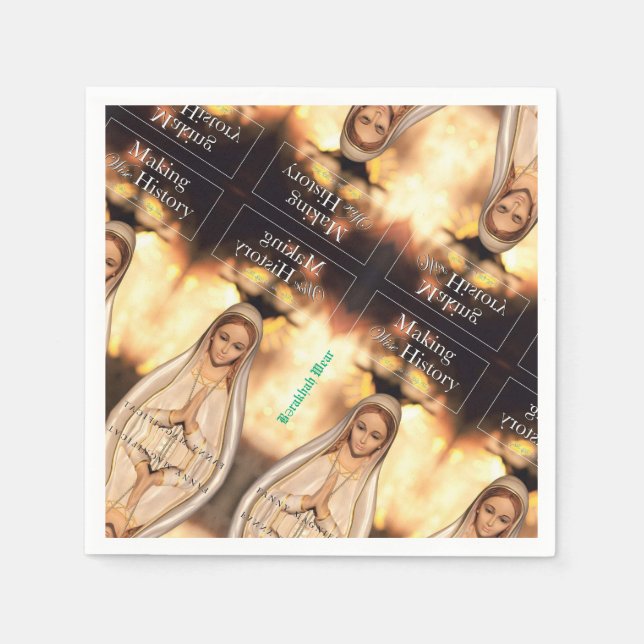 Making Wise History Napkin (Front)