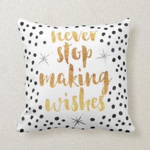 Making Wishes Quote Cushion