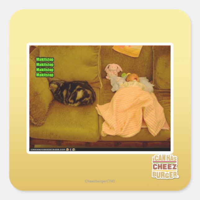 Makitstop Square Sticker (Front)