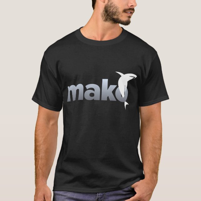 Mako Light on Dark Logo T Shirt (Front)