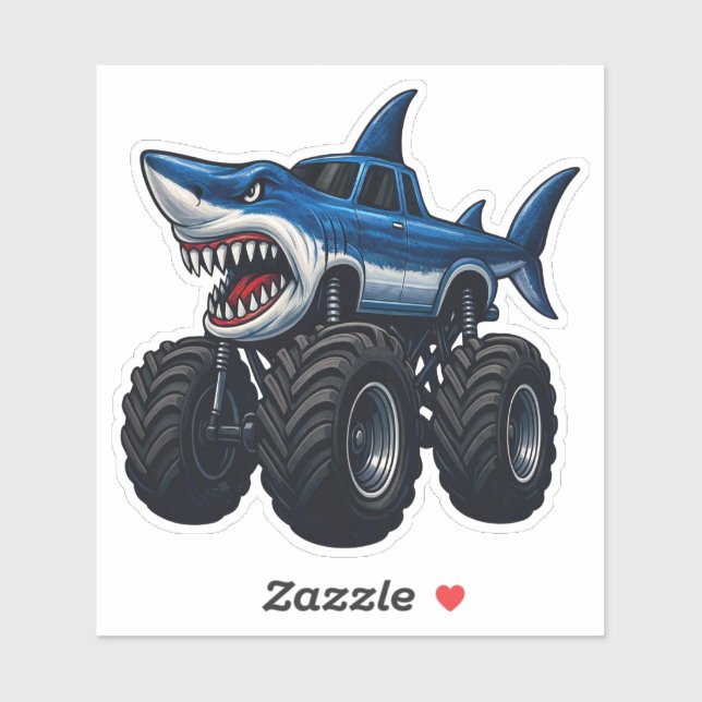 Mako Shark Monster Truck (Sheet)
