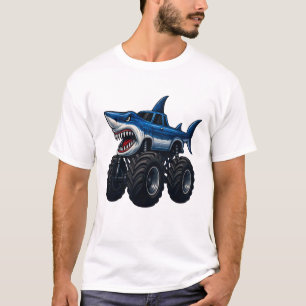 Mako Shark Monster Truck T-Shirt