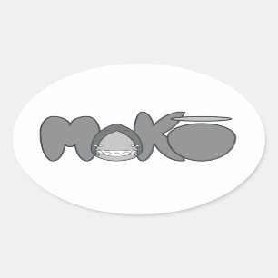 MAKO Slap Oval Sticker