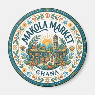 Makola Market Ghana Magnet