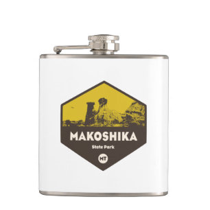 Makoshika State Park, Montana Hip Flask