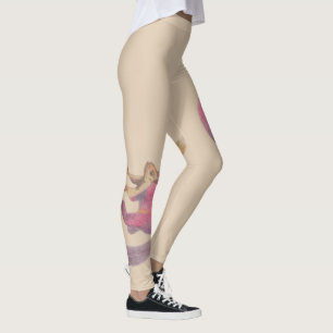 Malabar Giant Squirrel Artwork Illustrated Leggings