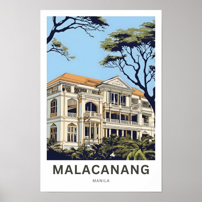 Malacañang Manila Travel Print (Front)
