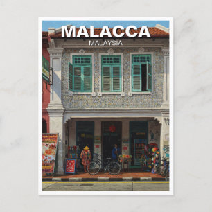 Malacca Heritage Shophouse Malaysia Postcard