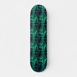 Malachite Azurite Swirl Skateboard