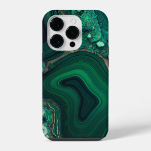 Malachite Cu6CO3(OH)2 iPhone 14 Pro Case