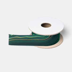 Malachite Cu6CO3(OH)2 Satin Ribbon