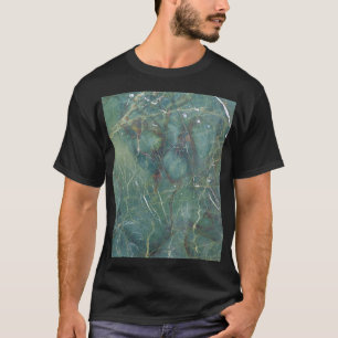 Malachite Green Marble Detailed Texture T-Shirt