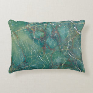 Malachite green marble texture, detail structure o decorative cushion