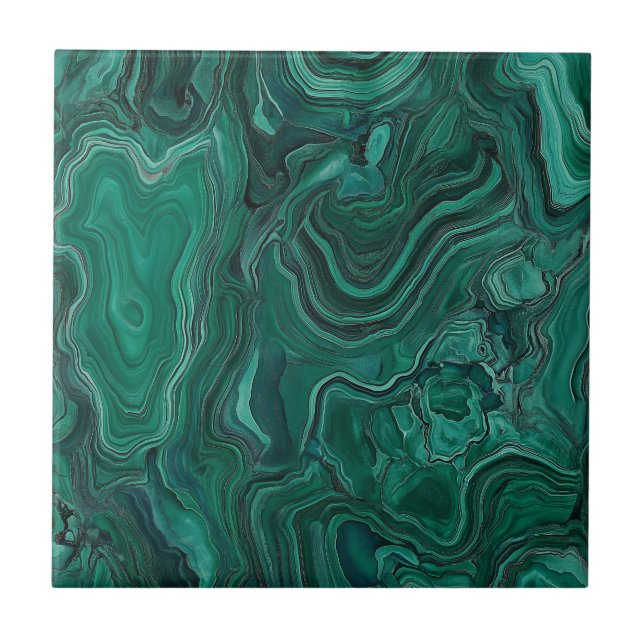 Malachite Green Stone Tile (Front)