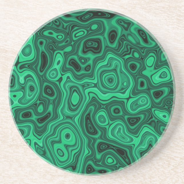 Malachite Print Coaster (Front)