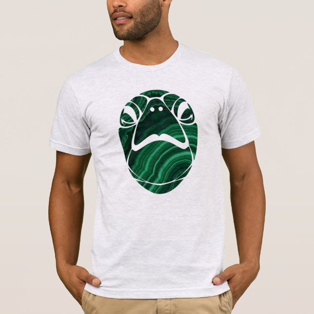 Malachite Turtle Face T-Shirt (Front)