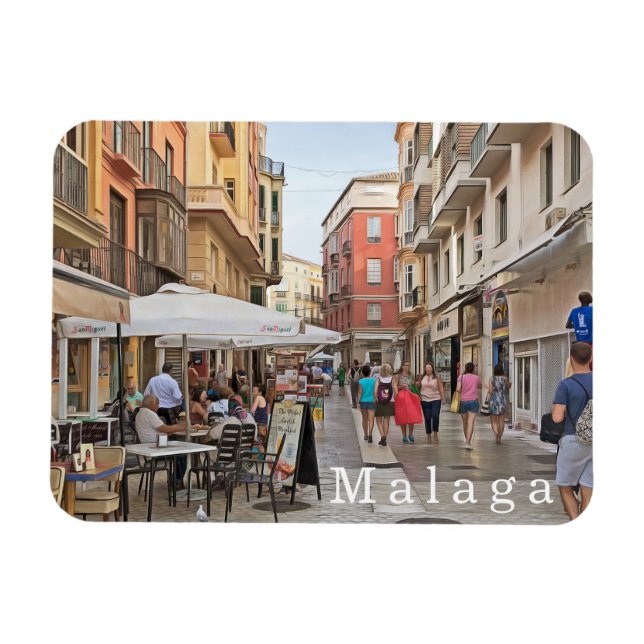 Malaga. #23.  magnet (Horizontal)