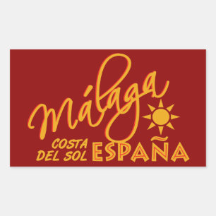 Málaga España custom stickers