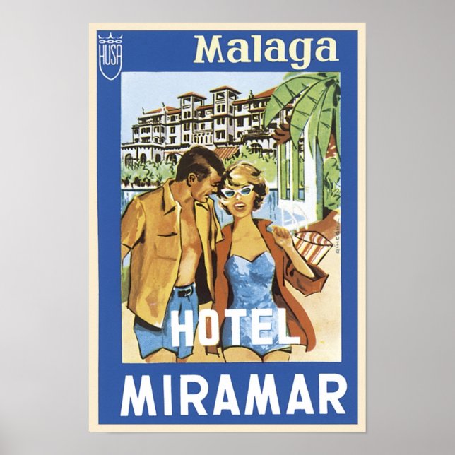 Malaga Hotel Miramar Poster (Front)