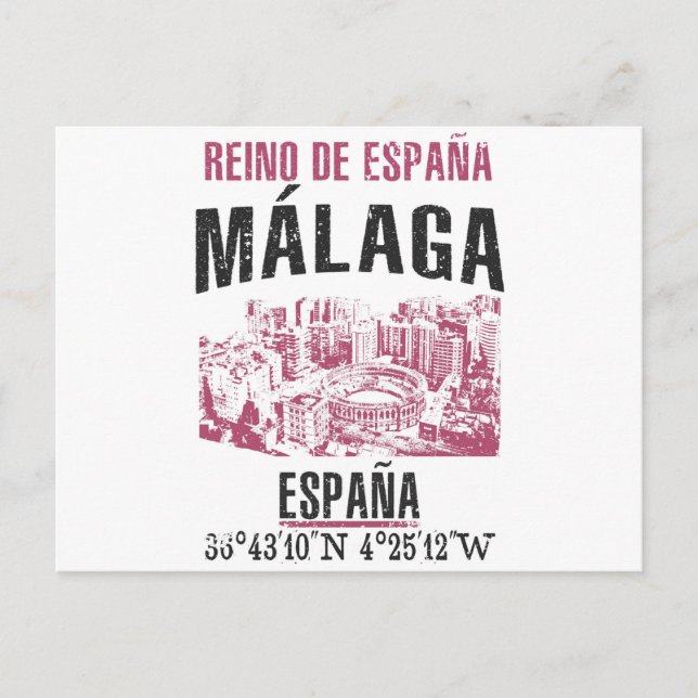 Malaga Postcard (Front)