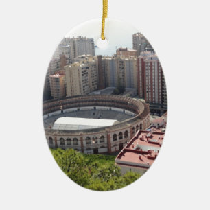 Malaga, Spain Ceramic Tree Decoration