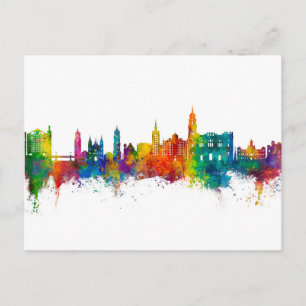 Málaga Spain Skyline Postcard