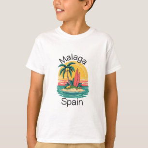 Malaga Spain Souvenirs Espana Travel Vacation Men  T-Shirt