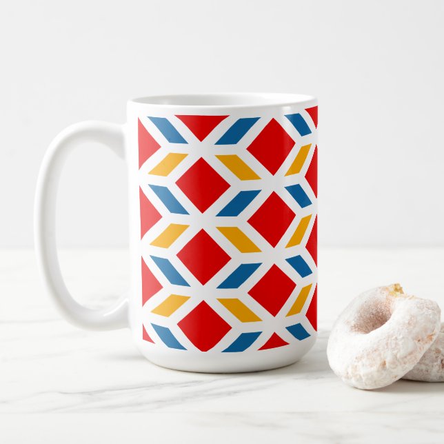 Malaga street walls 2 coffee mug (With Donut)