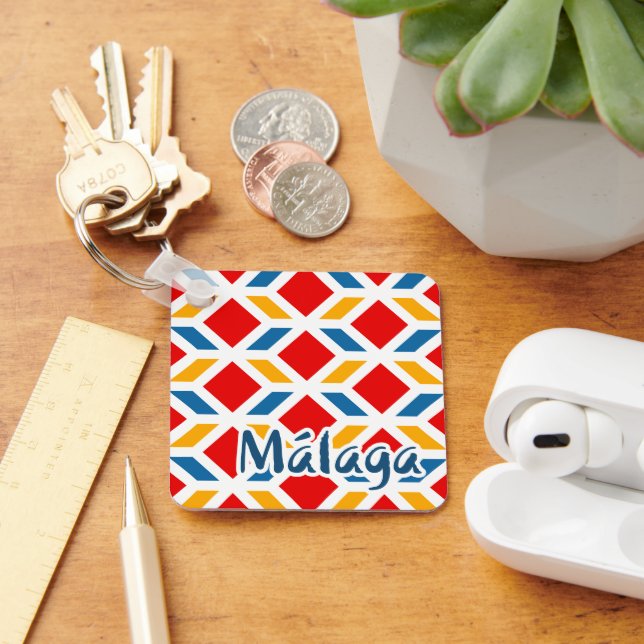 Malaga street walls 2 key ring (Desk)