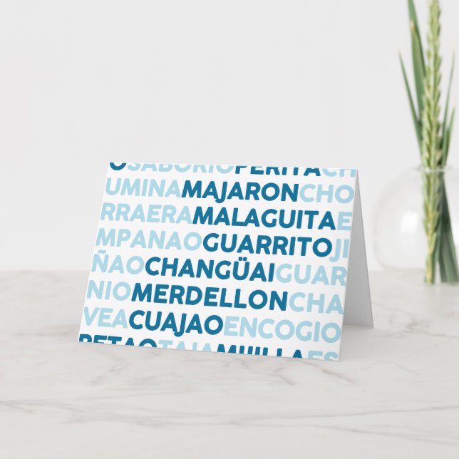 Malaguita Thank You Card (Front)