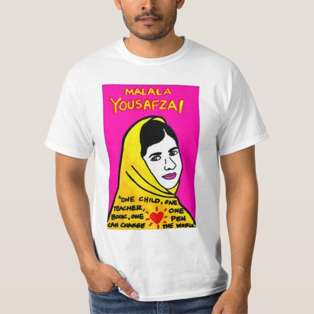 Malala Yousafzai T-Shirt (Front)