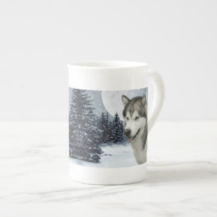 Malamute Bone China Mug