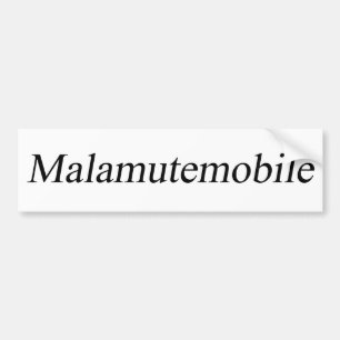 Malamute Bumper Sticker