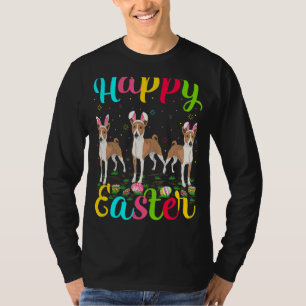Malamute Dog Easter Egg Bunny Malamute Happy Eas T-Shirt