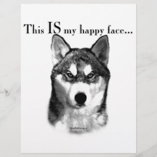 Malamute Happy Face