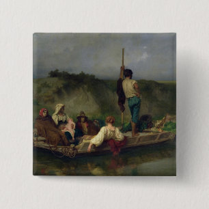 Malaria 15 Cm Square Badge