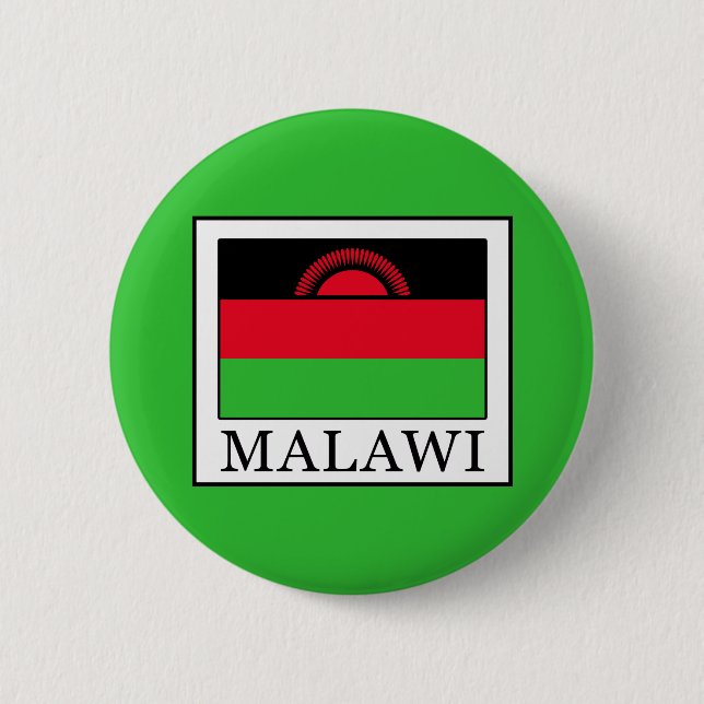Malawi 6 Cm Round Badge (Front)