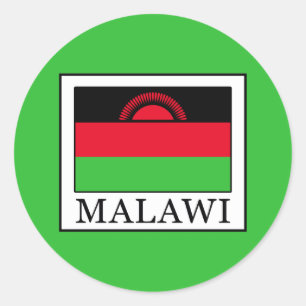 Malawi Classic Round Sticker